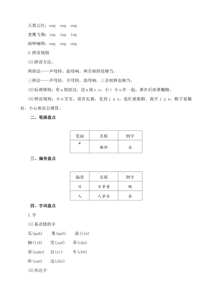 第四单元核心知识点资料预览第 2 页
